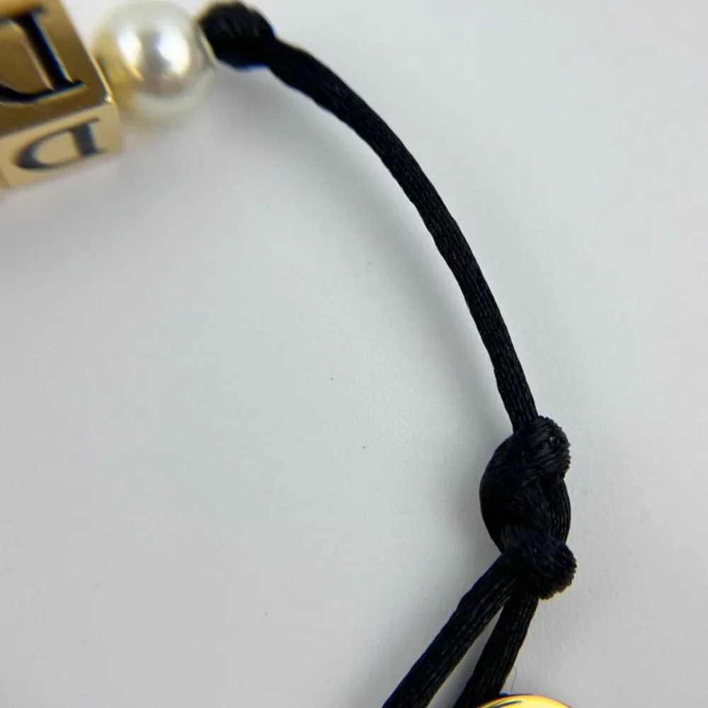 Christian Dior Accessories Bracelet Bangle Logo Gold Vintage - Picture 12 of 14